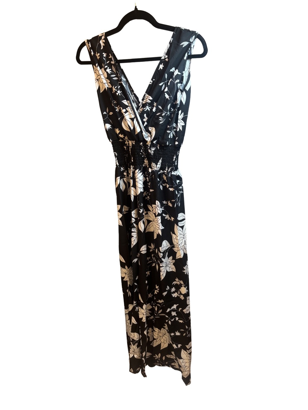 La La Muse Boutique Black White Boho Jumpsuit Sizes  Med or Lg avail New
